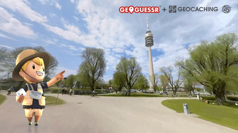 Geocaching25周年活动——Geoguessr挑战纪念